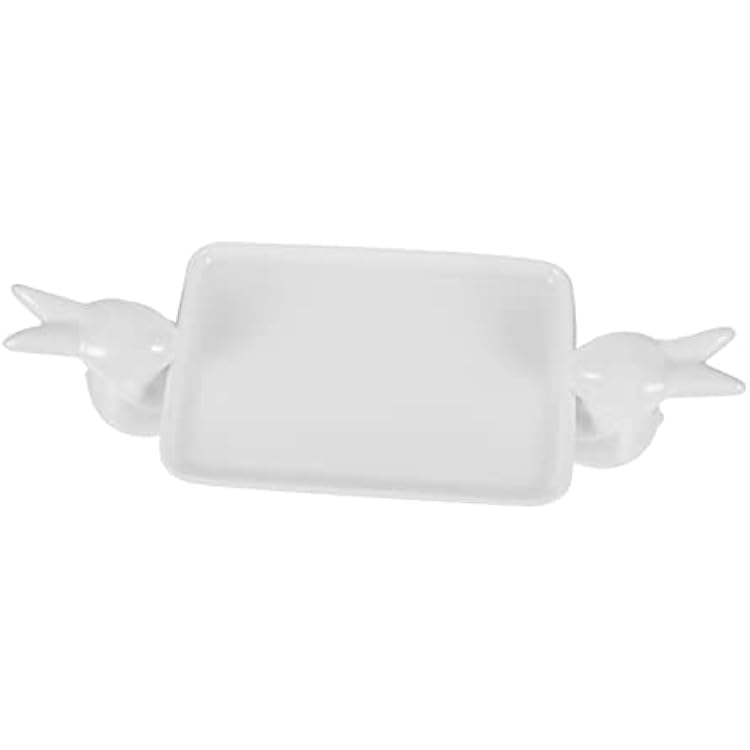 Garneck Ceramic Fruit Tray Dinner Plate Table Plate Food Serving Tray Small Serving Organizer