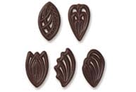 Dobla Dark Belgian Chocolate Decor Exclusive Assortment, 310 Ct, 5 Classic Designs