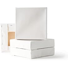 Artist's Loft 4 Count 6" x 6" Level 1 Deco Canvas - Archival, Acid Free Cotton Canvas for Paint, Acrylic, Oils - 1 Pack