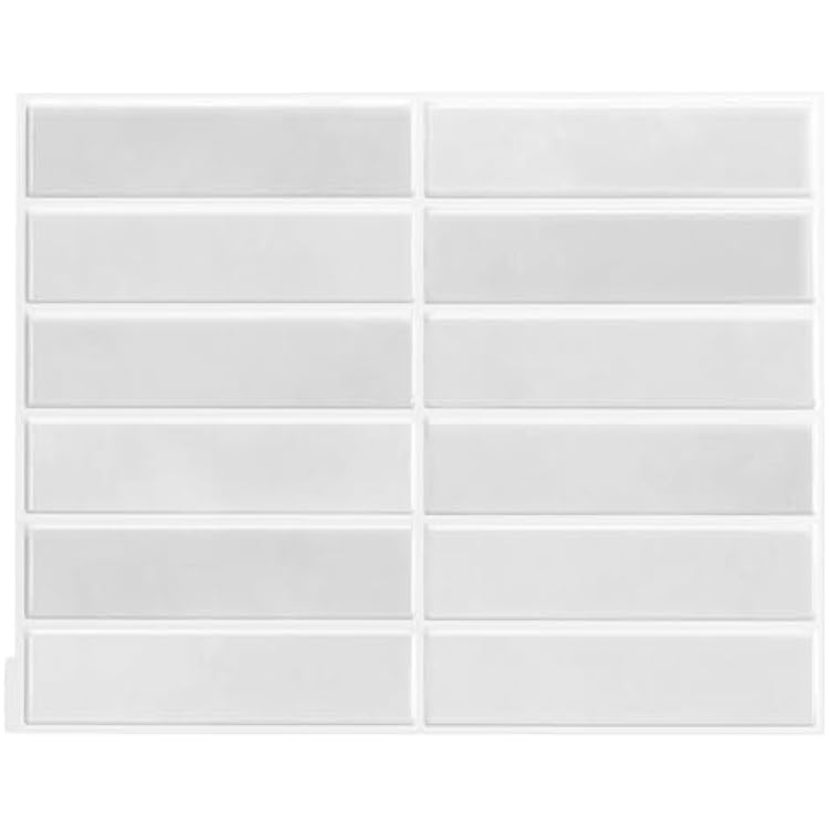 Peel and Stick Backsplash 10-Sheets of 11.42 x 9 Self-Adhesive Peel and Stick 3D Wall Tile for Kitchen, Bathroom