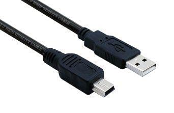 Platoon 1.5 metre mini usb kablo 1.5 metre 5 pin kablo 1.5 metre ps3 kol şarz kablosu