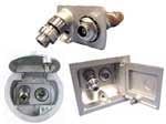 Woodford B67P-10-BR-WH Freezeless Wall Hydrant Concealed in A Wall Box