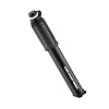 LEZYNE HV Drive Bicycle Hand Pump | Compact High-Volume 90 PSI Bike Pump, CNC Aluminum, Overlapping Composite Matrix Handle, ABS Flex Hose, Presta & Schrader Compatible, Includes Frame Mount
