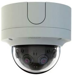 pelco IMM12027-1S Network Camera, IP, Mini-Dome, Indoor, Surface Mount, Day/Night, MJPEG, 12 Megapixel, 2.7 MM Fixed, PoE, 3.5 Volt DC, Alodine Aluminum, White Trim, with SureVision 2.0