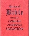 Tiny Bible Booklet - Little Book of Bible Verses on Comfort, Assurance and Salvation (Pack of 24) Great Give-aways for Churches and Groups