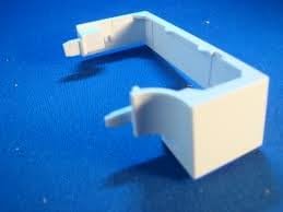 3/4" Duette Right Side Standard Pull Cord Lock Cover (White)