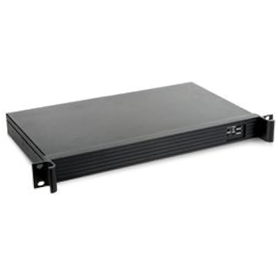 iStarUSA 1U Compact ServerDesktop mini-ITX Chassis D-118V2-ITX-DT, Black
