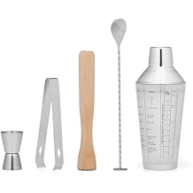 Cambridge E9270GS1CBBM 5-Piece Mixology Shaker Tool Set