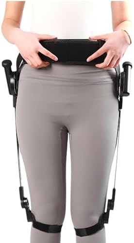 Power Walking Aid, Adjustable Strength Exoskeleton for Legs Rehab Training, Hiking and Climbing Stairs Assist