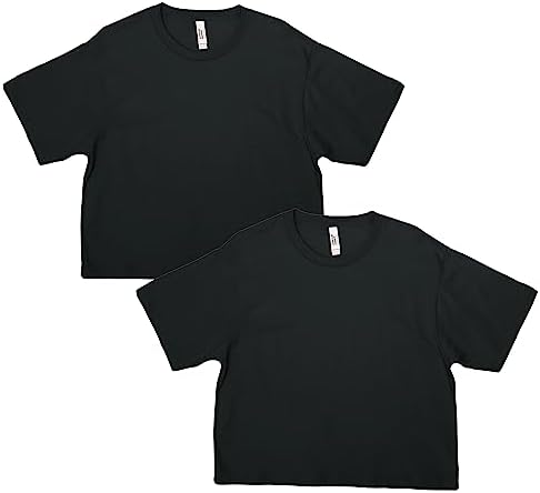 American Apparel Womens Fine Jersey Boxy Style G102 T-Shirt 2-Pack