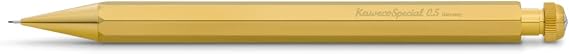 Kaweko Pencil Special Mechanical Pencil 0.5 Brass, with Eraser