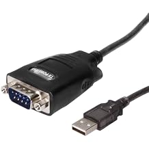 Coolgear 72in. USB to RS-232 Serial DB9 Adapter w/Prolific Chip (Pl-2303HX)