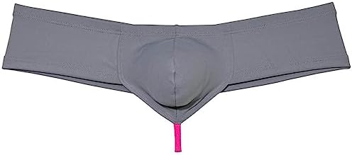 Mens Second-skin Feel Mini Cheek Underwear Male Pouch Enhancing Brazilian Bikini String Crotch Boxer Briefs