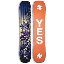 YES First Basic Snowboard Easy-Riding All-Mountain Board for Beginner to Intermediate Riders