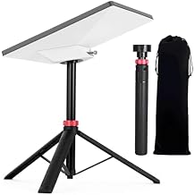Portable Tripod Stand for Starlink Mini Compatible with New & Old Pipe Mount Adapters, Lightweight 0.9 lb Aluminum Folding Base with Carry Bag for Camping, RV, Travel