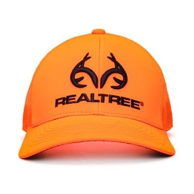 Realtree Standard Blaze Orange Adjustable Cap