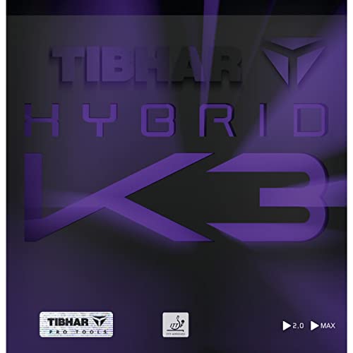 Tibhar Hybrid K3 Table Tennis Rubber Black, Max
