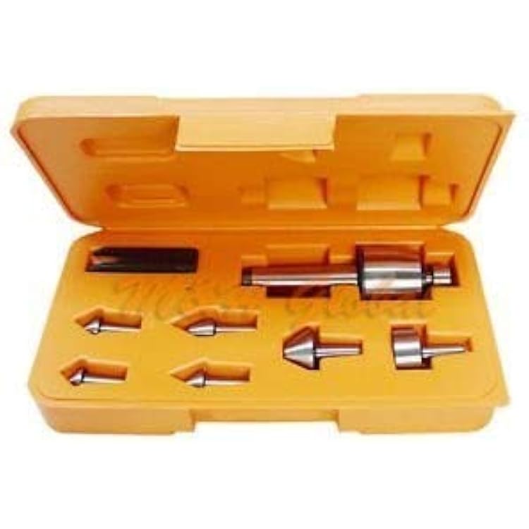 Morse Taper Live Center MT2 Set Metal Lathe 7 Interchangeable Points