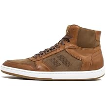 Piloti Driving Shoes for Men, Drift Mid Italian Nubuck Leather High Top Everyday Driving Sneaker