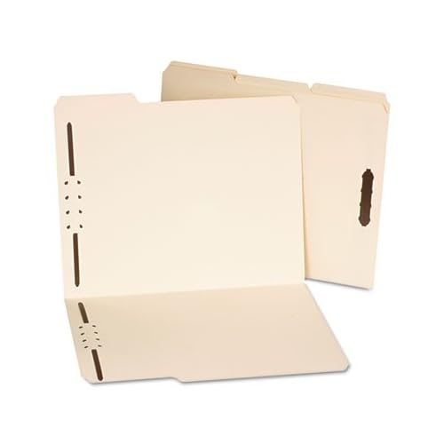 Manila Folders- 2 Fasteners- 13 Tab- Letter- 50Box