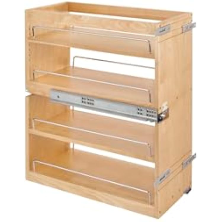 Rev-A-Shelf Wood Base Cabinet Pullout Organizer wSoft-Close