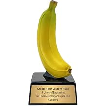 Decade Awards Personalized Banana Trophy - Engraved Top Banana Award - Fun Recognition Gift for Employee, Boss, Coworker or Team - Customize Now (7 Inch)