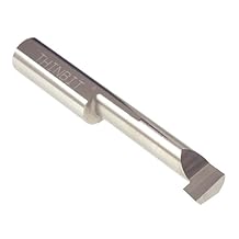 THINBIT BT81CLE MICROBIT TiAlN Coated Solid Carbide Boring Tool, .500" Minimum bore, 2.000" Reach, Heavy Duty Elliptical Neck with .167" Projection and 1/2" Shank