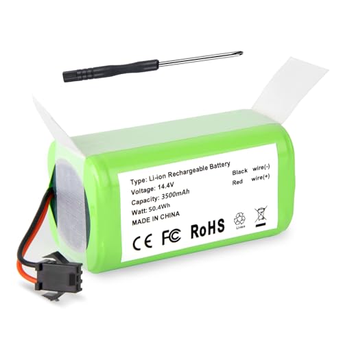 Remate 3.5Ah Li-ion Replacement Battery Compatible with eufy RoboVac 11 11C 11S 11S Plus 11S MAX 12 15C 15C MAX 15T 25C 30C G10 Hybrid G30 Edge R500 R450 and Ecovacs Deebot N79 N79S N95 DN622 661
