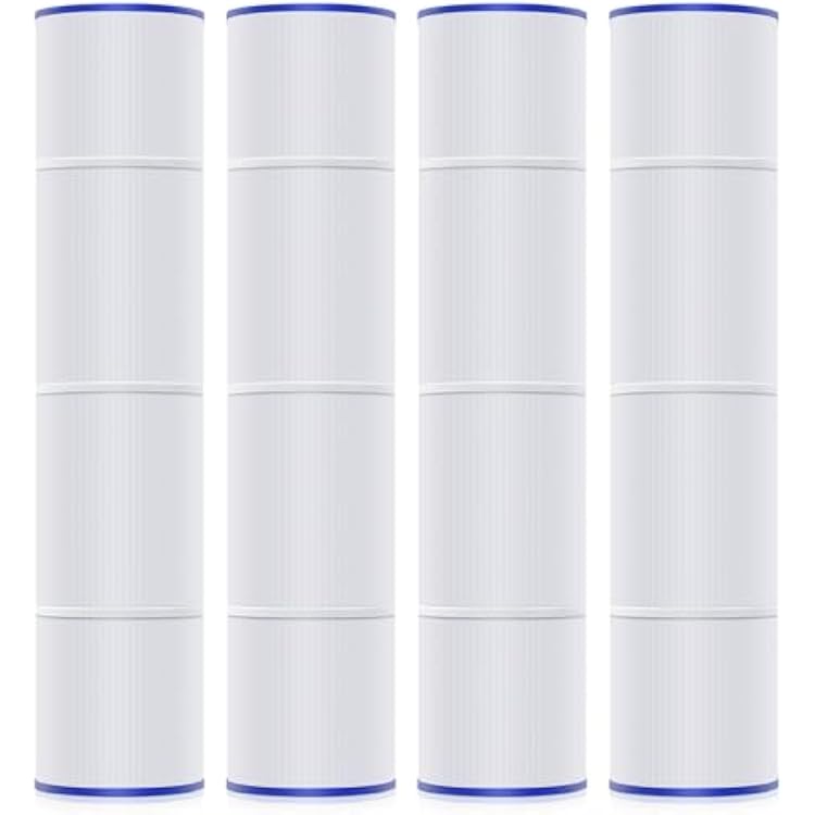 CCP520 Pool Filter Cartridges Compatible with Pleatco PCC130 Pool Filter,R173578 Pool Filter 4 Pack,Unicel C-7472,Clean and Clear Plus 520, Fc-1978,Fc-6475,520 Sq.Ft