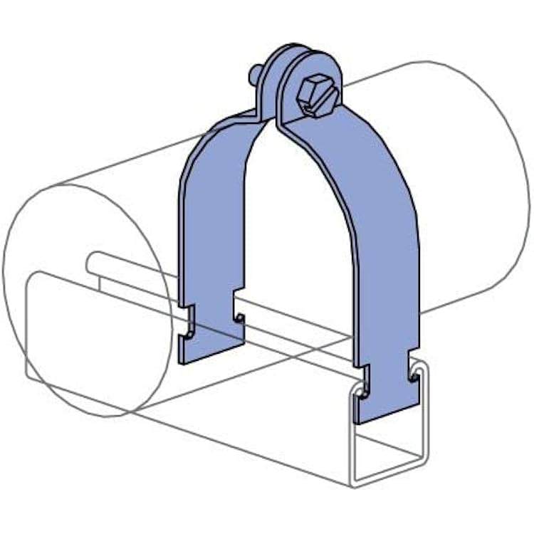 Genuine Unistrut P1117-EG 2 Rigid Steel Conduit Pipe Strut Clamp for All 1-58 Strut Channels