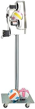 Volleyball Tutor - Silver Model Volleyball Machine. Topspin/Underspin. 60 MPH. High Release Point. Made in USA.
