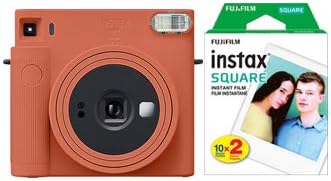 Instax Fujifilm Sq1 Terracotta Turuncu Fotoğraf Makinesi+Askı+pil+20'li Film