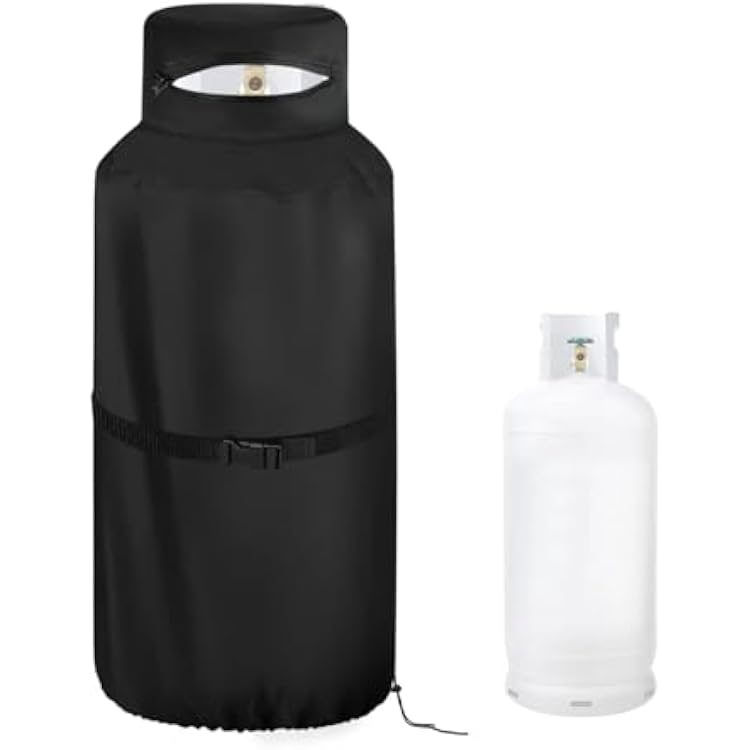 40 LB Propane Tank Cover for Flame King Ysn401 Propane Tank, Waterproof Greaseproof RV Propanes Gas Tank Cover for OutdoorBBQRVTruck Campers