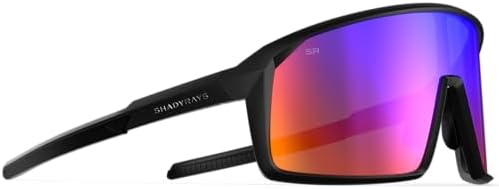 Shady Rays Rival Mens | Single Lens Shield Panoramic Polarized Sunglasses