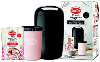 EasiYo 1kg Yoghurt Maker Black and 1 Sachet Starter Kit