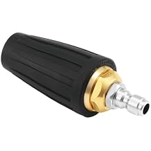 Tool Daily Turbo Nozzle Pressure Washer, 360 Rotating Pressure Washer Nozzle Tip, 1/4 Inch Quick Connect, 3600 PSI