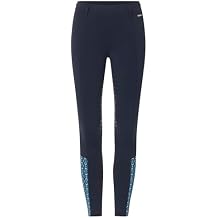 Kerrits Kids Thermo Tech Full Leg Horse Riding Tights Lightweight Fleece Kids Equestrian Legging with Silicone Grip, Pocket