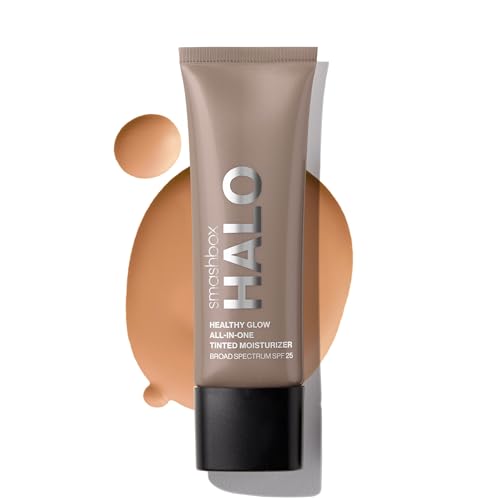 Smashbox Halo Healthy Glow All-In-One Tinted Moisturizer SPF 25 | Hydrating, Long Wearing, Tinted Moisturizer with SPF | Hyaluronic Acid