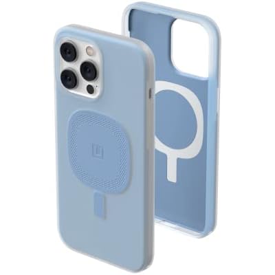 URBAN ARMOR GEAR [U] by UAG Designed for iPhone 14 Pro Max Case Blue Cerulean 6.7 Lucent 2.0 Build-in Magnet Compatible with MagSafe Charging Slim Lightweight Opaque Protective Cover