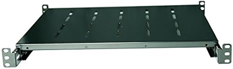 Fixed Rack Server Shelf 1U 19inch 4 Post Rack Mount Adjustable 21.5inch-28inch