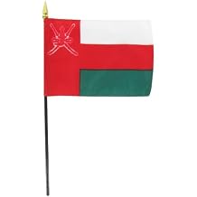 Online Stores Oman 4 x 6 Inch Stick Flag