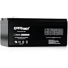 ExpertPower EXP1233-3.3Ah 12V Battery Sealed Lead Acid, Replacement for Back-UPS ES 350, BE350E, BE350C, BE350R, BE350U, 12 Volt Rechargeable UPS Battery