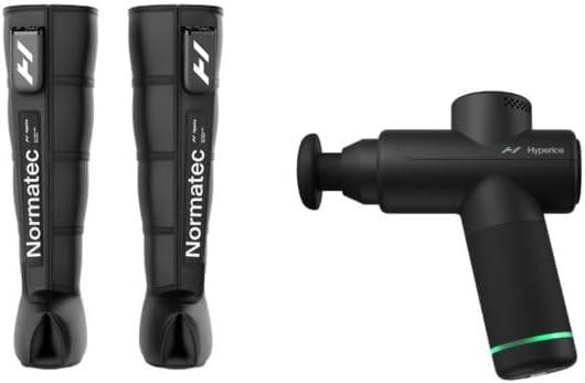 Hyperice Normatec Elite - Standard Size Hypervolt Go 2 - Black