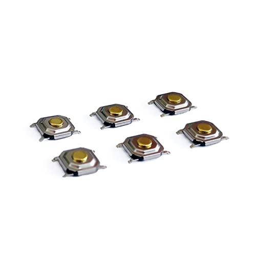 Tactile Tact Push Button 100 pcslot 12V 5.2  5.2  1.5mm 12V 0.5A 4Pin SMT Push Button Switch Metal Tactile Micro Tact Touch Switch Copper Interruptor Tact Switch