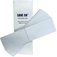Pitney Bowes 625-0 Compatible Postage Meter Tape Strips (300 Per Box) - Perforated, Double Postage Meter Labels for SendPro C Auto, DM300, DM400 Series - Label Sheets for Reliable Postage Labeling