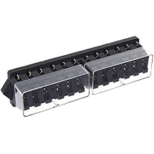 Etopars Car Vehicle Auto 12 Way Circuit Standard ATO Blade Fuse Box Block Holder 12V 24V