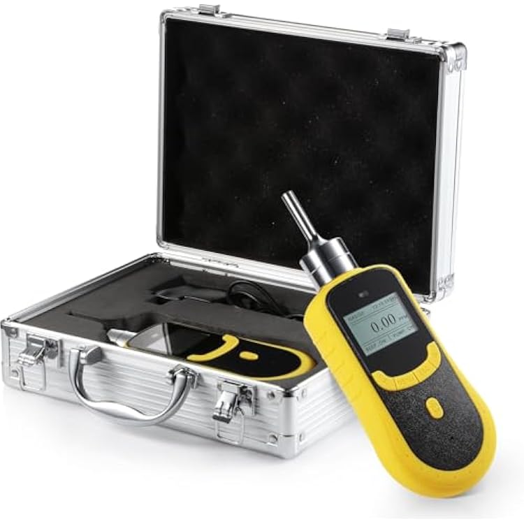 Portable Hydrogen Chloride Gas Detector HCL Gas Monitor with Measuring Range 0 to 100ppm Resolution 0.1ppm Principle Electrochemical Accuracy 3% F.S.