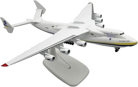 1/400 Antonov An-225 Mriya Large Transport Airplane Model, Metal Alloy Antonov An-225 Mriya Airplane Model for Collecting and Gift, and Home Decoration