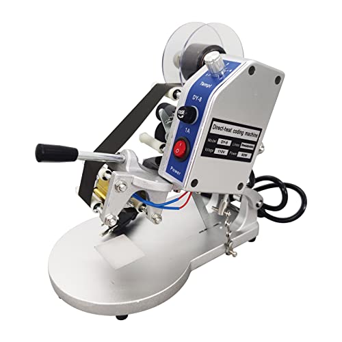Coding Printer Manual Hot Stamp Ribbon Coding Machine for Printing Date Size on PT PE KT Plastic Bag