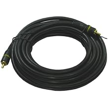 RG59 Component Video Cable 25ft, 1 RCA: Single Video